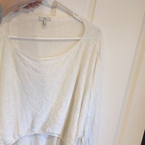Joie cropped white sweater